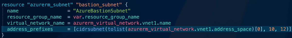 Fixed subnet overlap