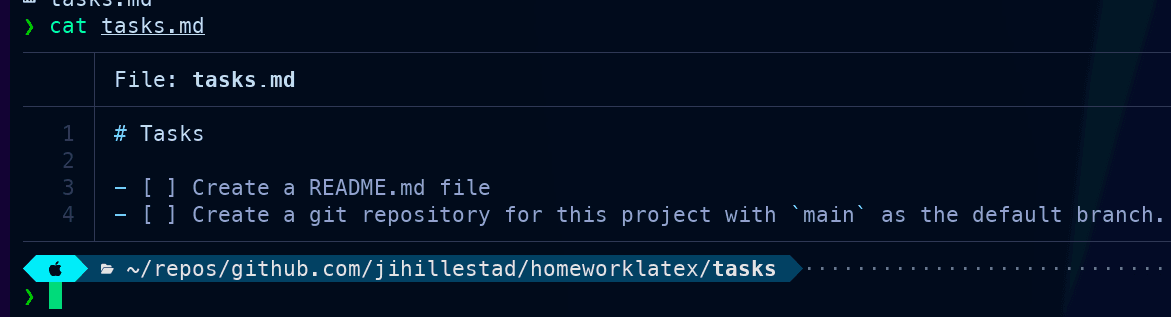 Creating a sub-prompt task file with checkboxes